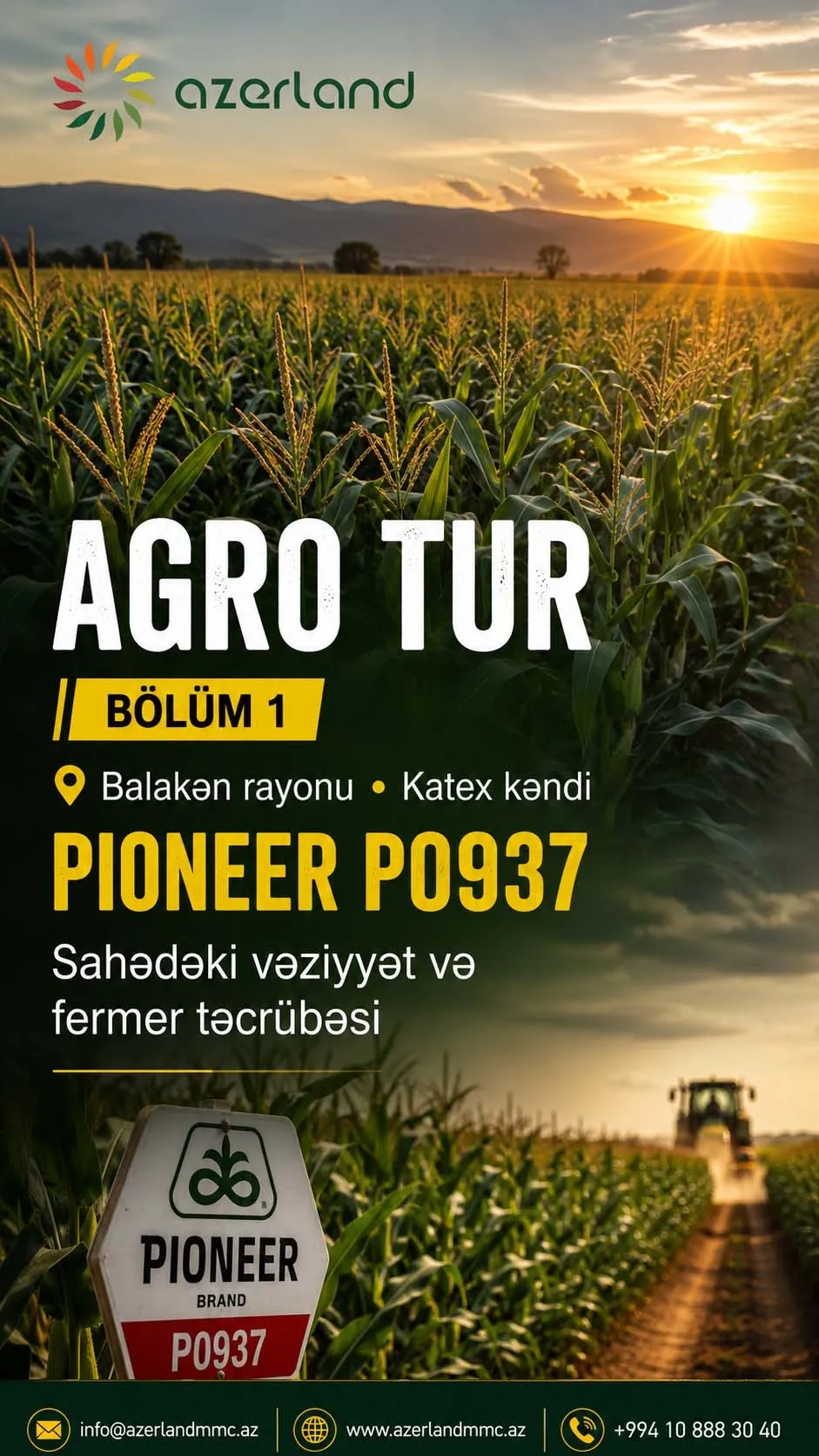 Agro Tur - Bölüm 1: Balakən (Katex) - Pioneer P0937